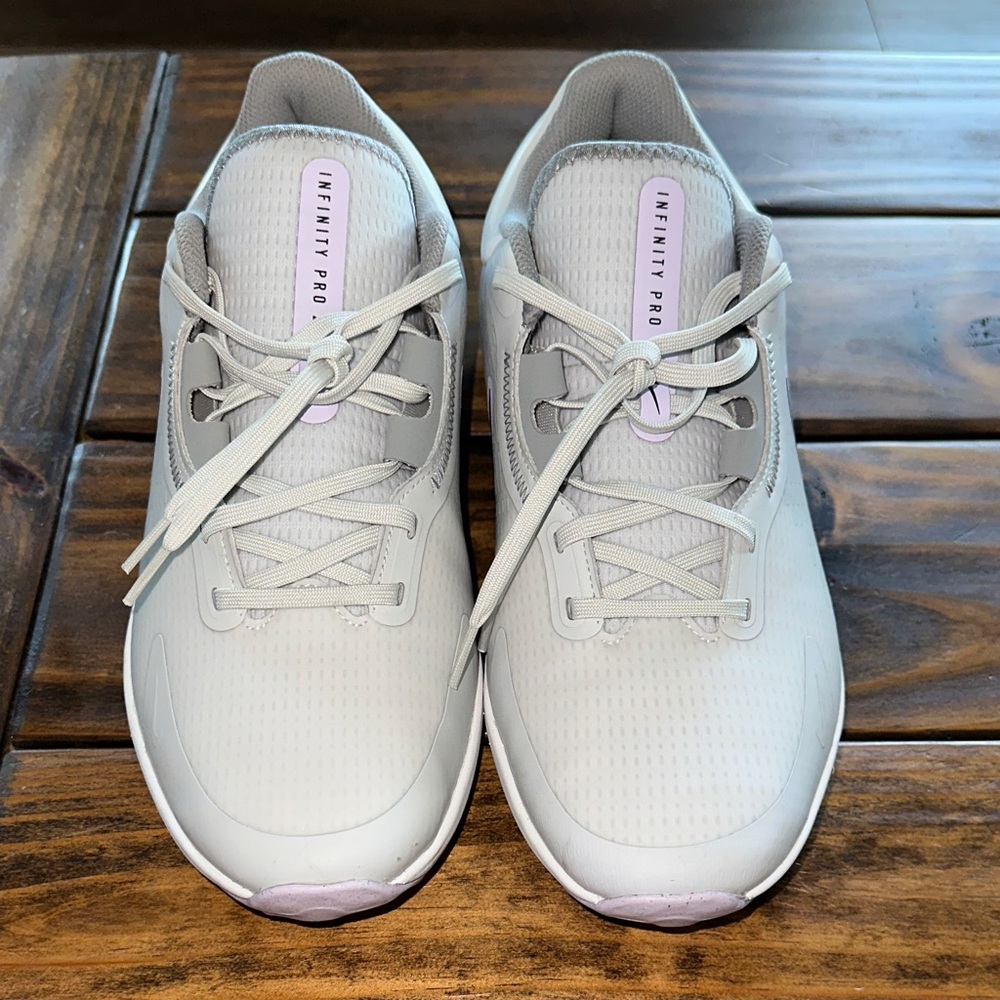 Nike React Infinity Pro 2 Golf Sz. 12 Light Gray and Purple - Picture 4 of 9